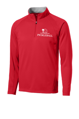 Islandwalk Pickleball Men's Sport-Tek® Sport-Wick® Fleece 1/4-Zip Pullover