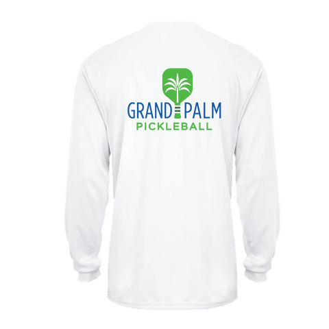 Grand Palm Pickleball Men's Performance Long Sleeve Crew Neck Shirt