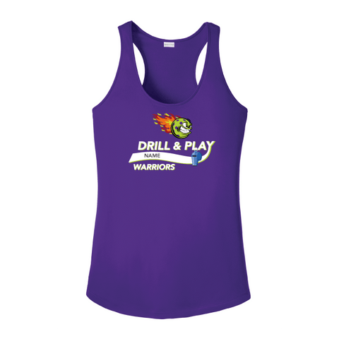 Drill & Play Coach Ladies Performance Racerback