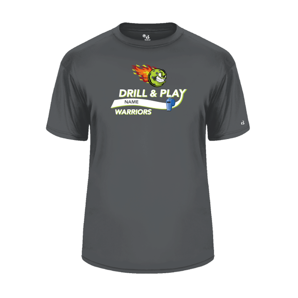 Drill & Play Coach Men's Performance Crew Short Sleeve Shirt