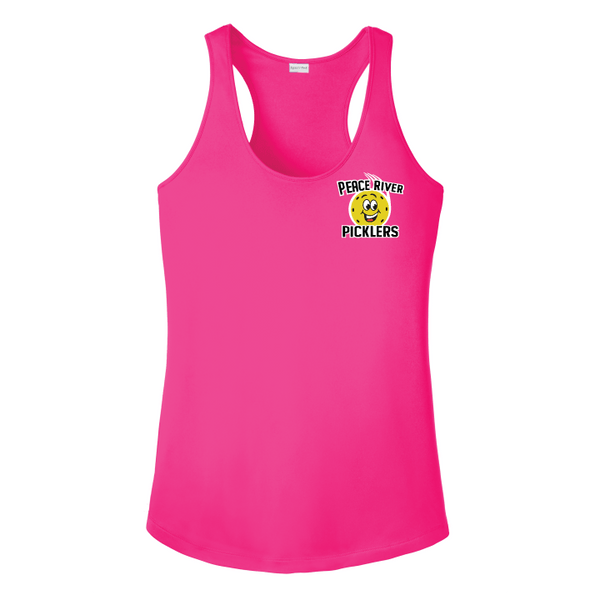 2024 Peace River Picklers Pickleball Ladies Performance Racerback Shirt - Design 4