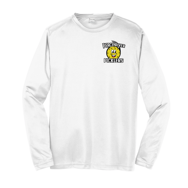 2024 Peace River Picklers Pickleball Men's Performance Long Sleeve Shirt - Design 4