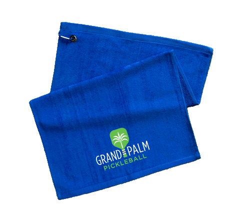 Grand Palm Pickleball Embroidered Cotton Towel